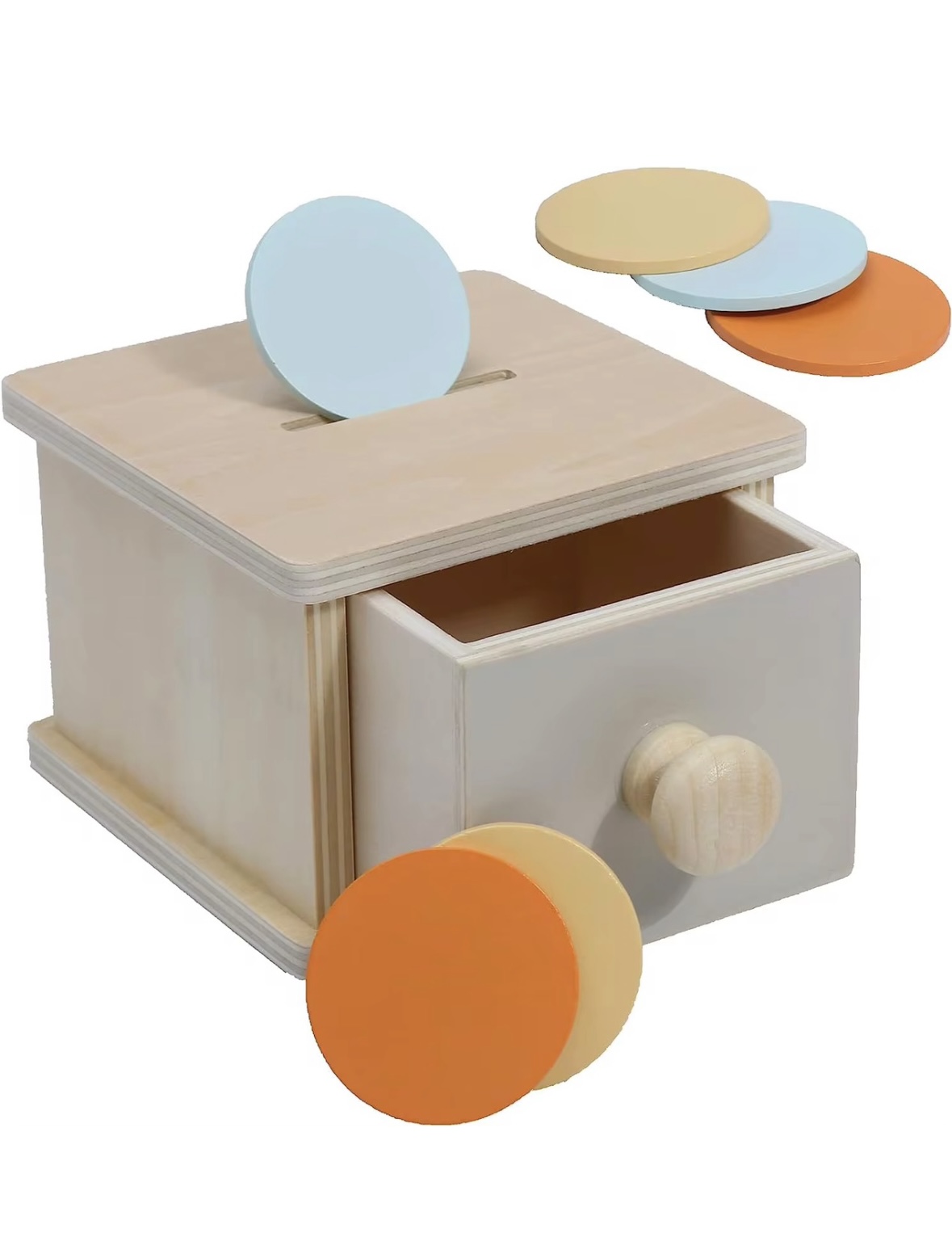 Montessori coins box