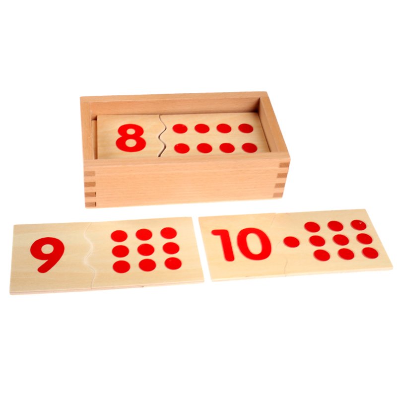 Numbers wood puzzle