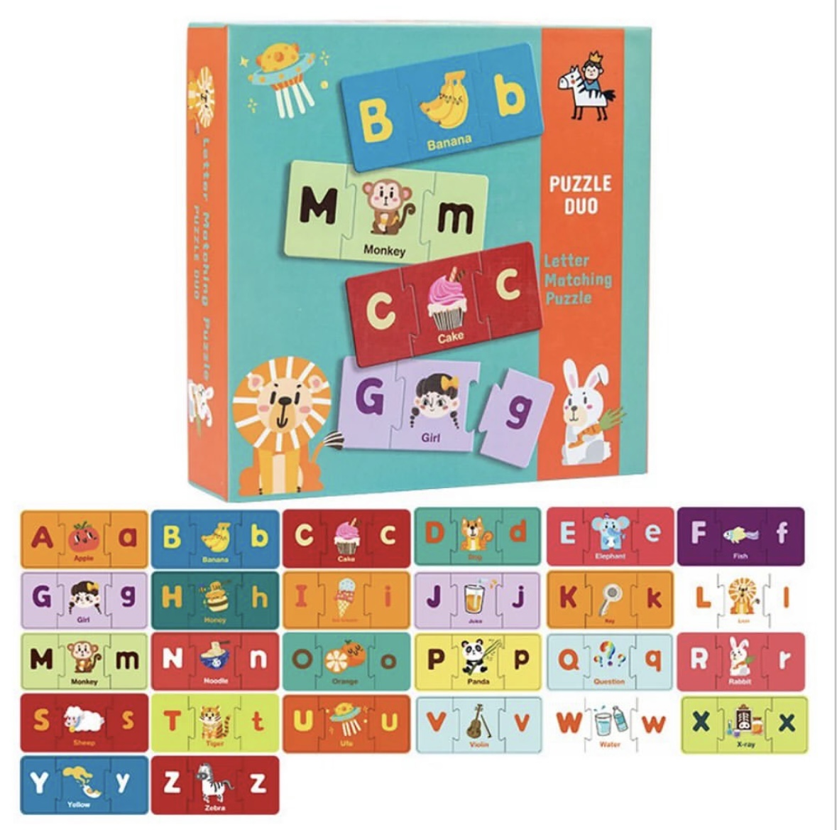 Letter matching puzzle