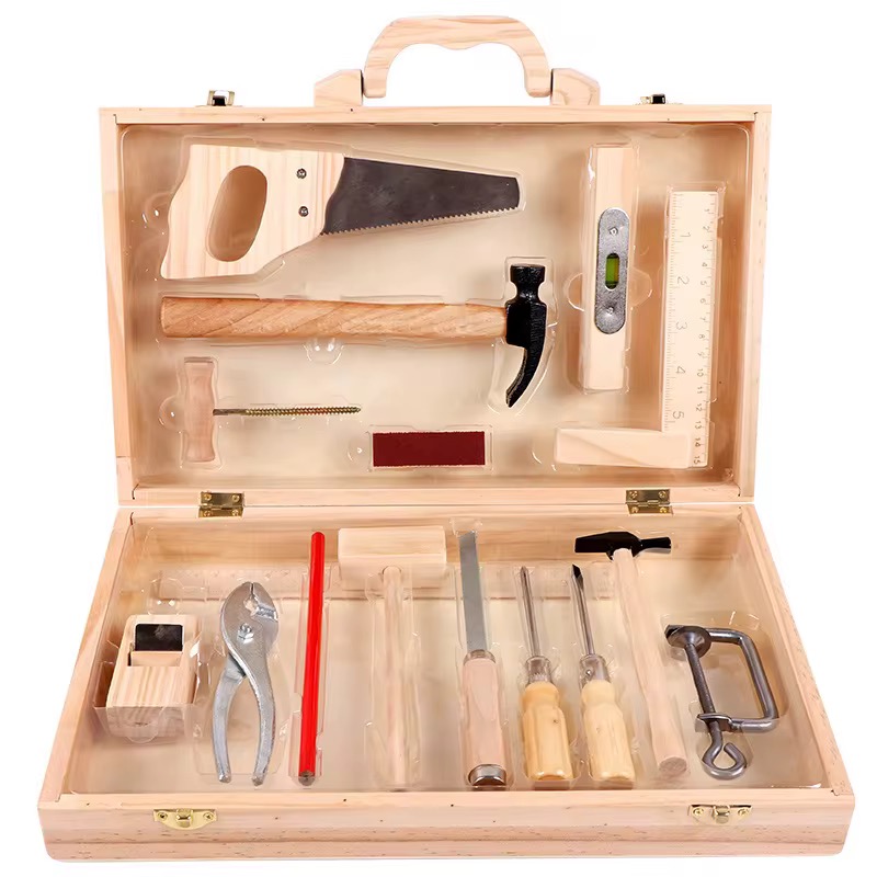 Wooden toolbox
