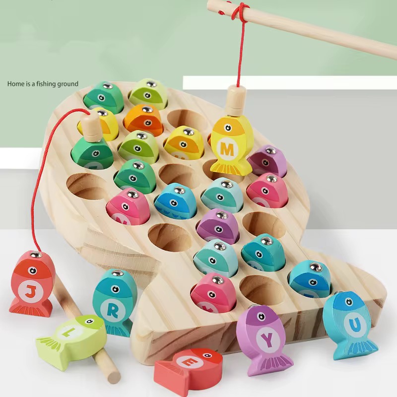 Letters fishing game